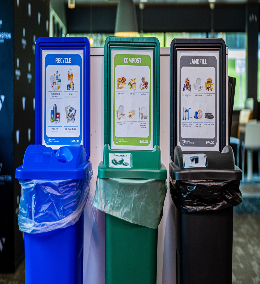 Recycling bins