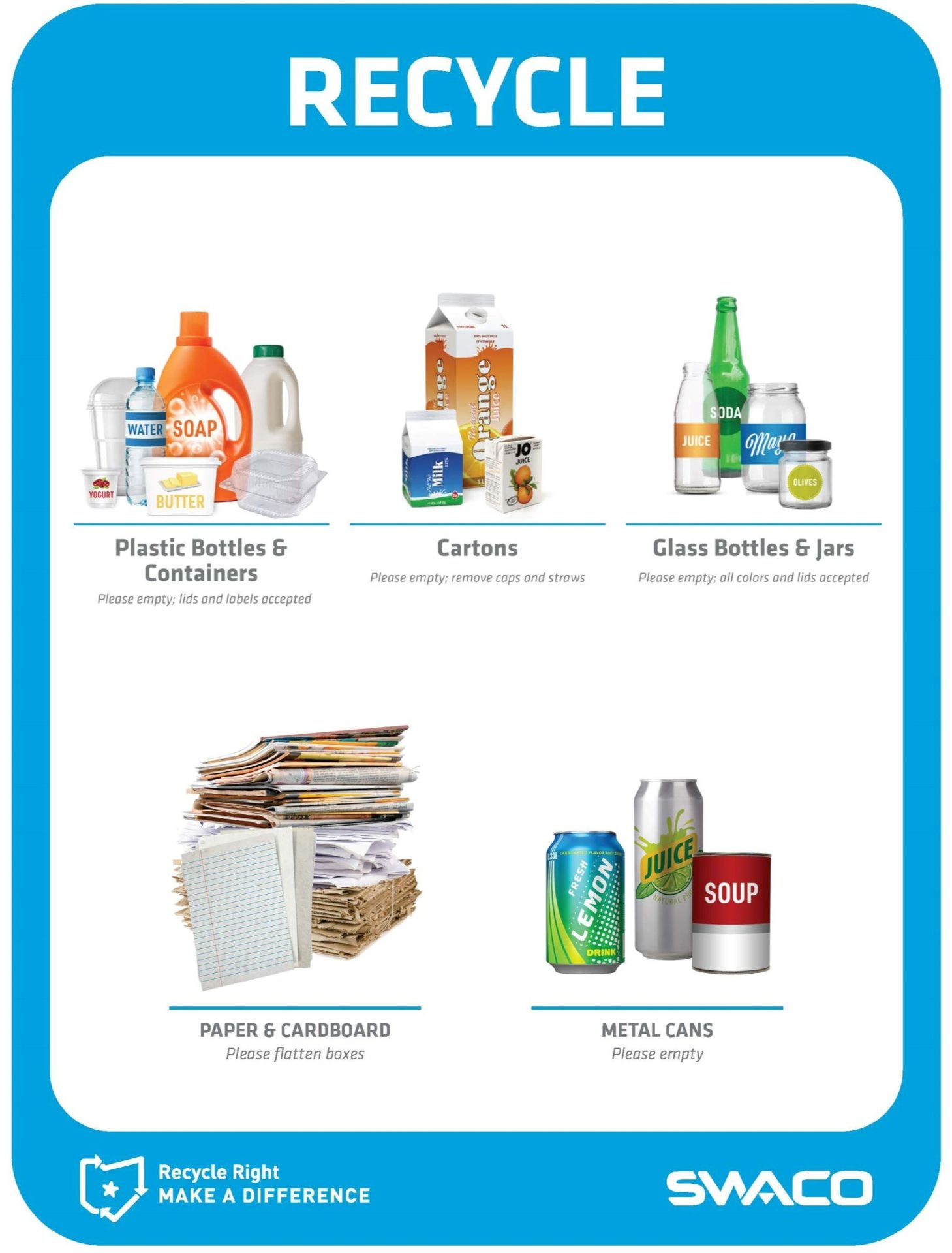 School Recycle Poster