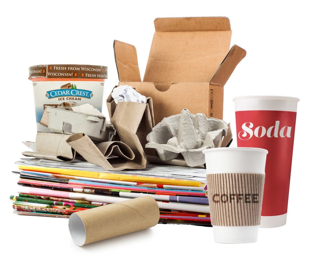 Cardboard and Paper for Recycling