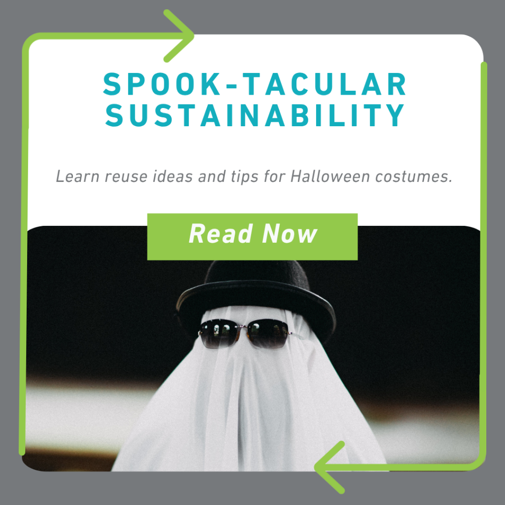 Spook-tacular sustainability - Learn reuse ideas and tips for Halloween costumes