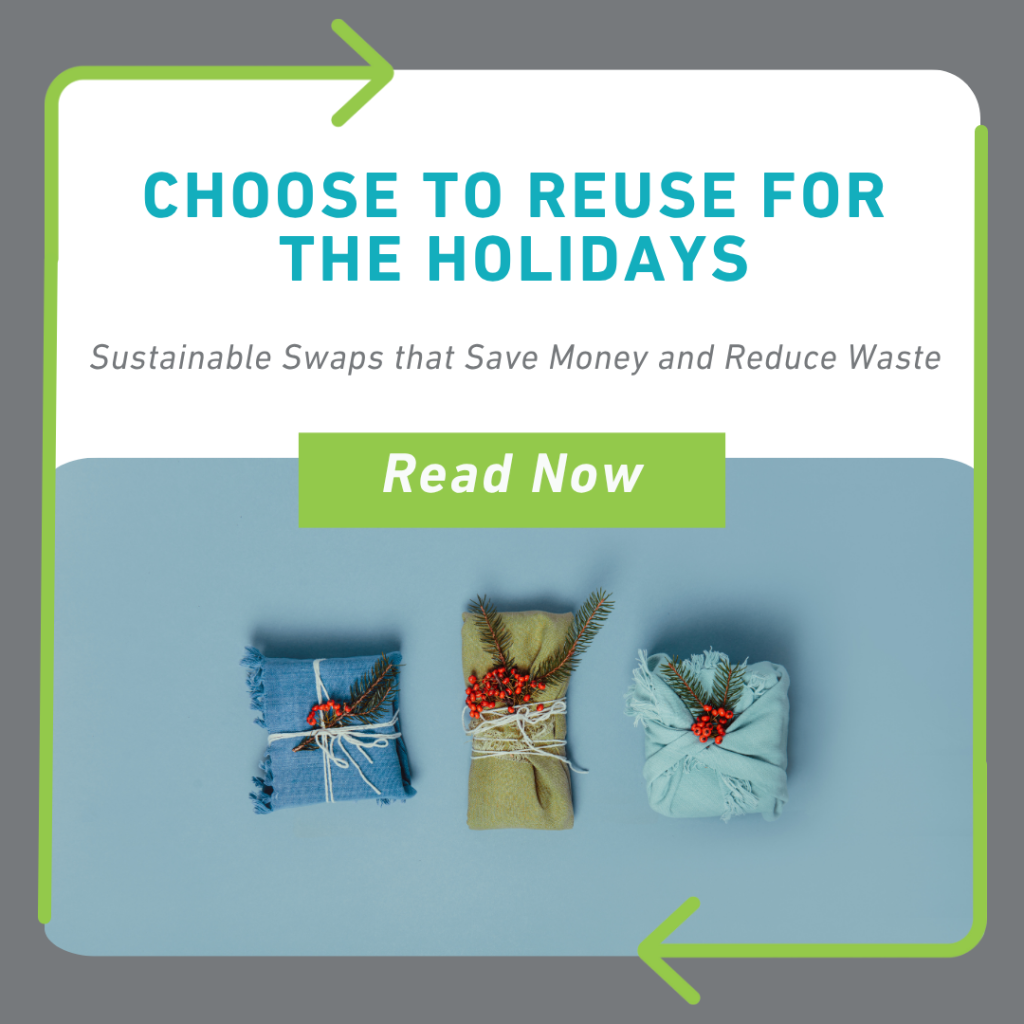 Choose to Reuse for the Holidays - Sustainable Swaps that Save Money and Reduce Waste