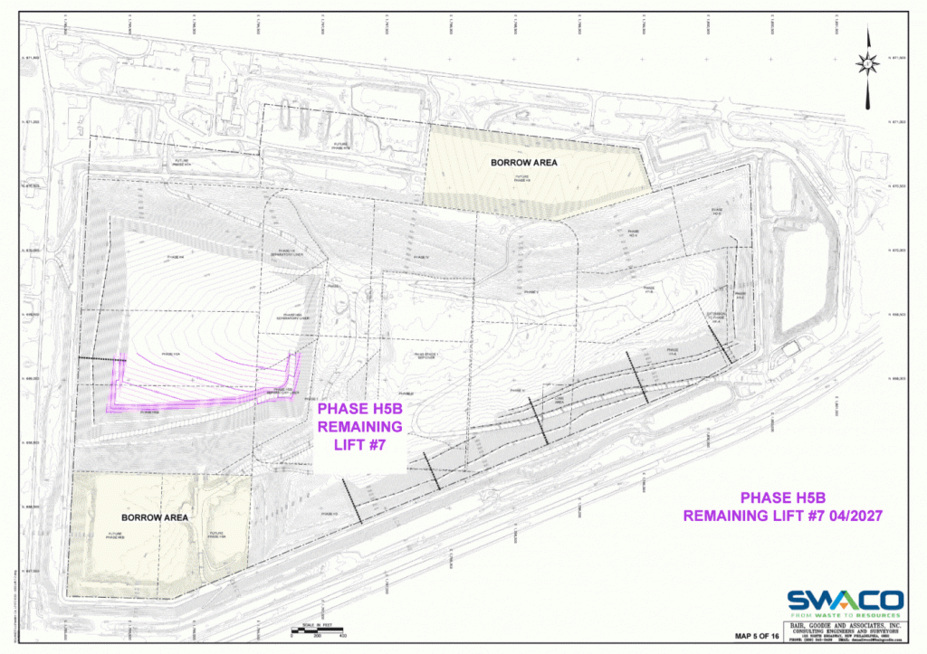 A gif of the Franklin County Sanitary Landfill Map