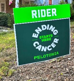 Pelotonia sign