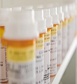 Prescription pill bottles
