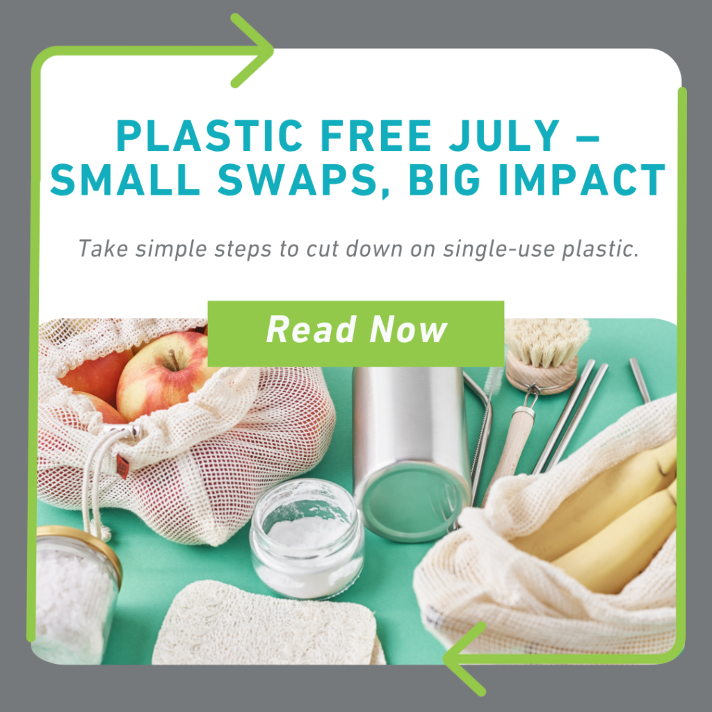 Plastic free July - small swaps, big impact
