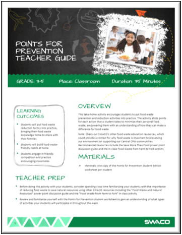 Points for Prevention Teacher Guide