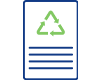 Free Recycling and Composting Signage icon