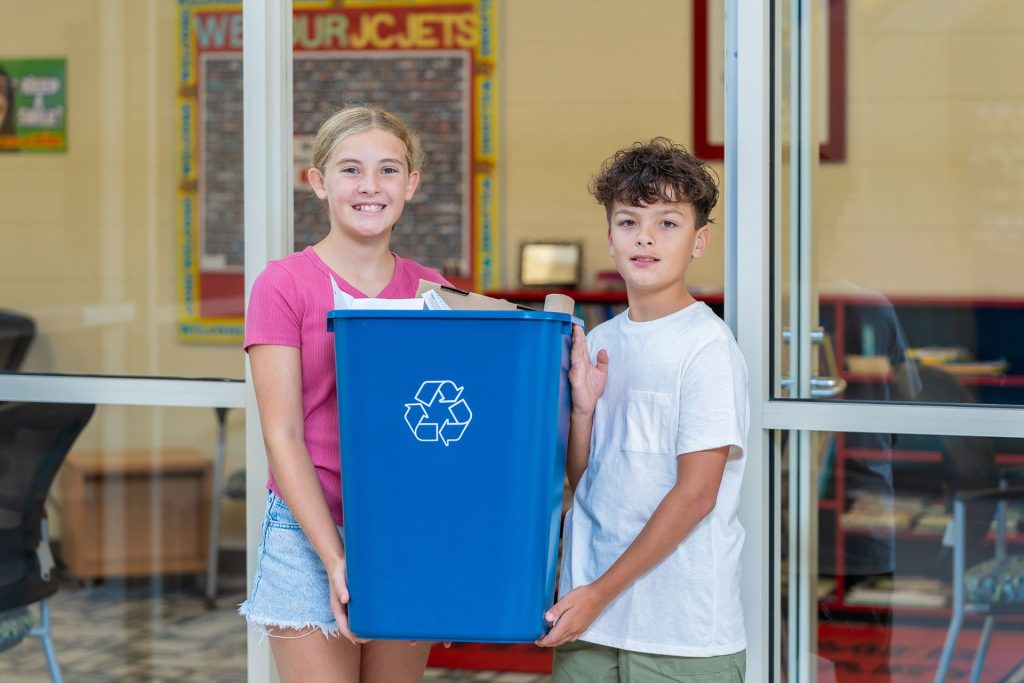 Kids Recycling Bin