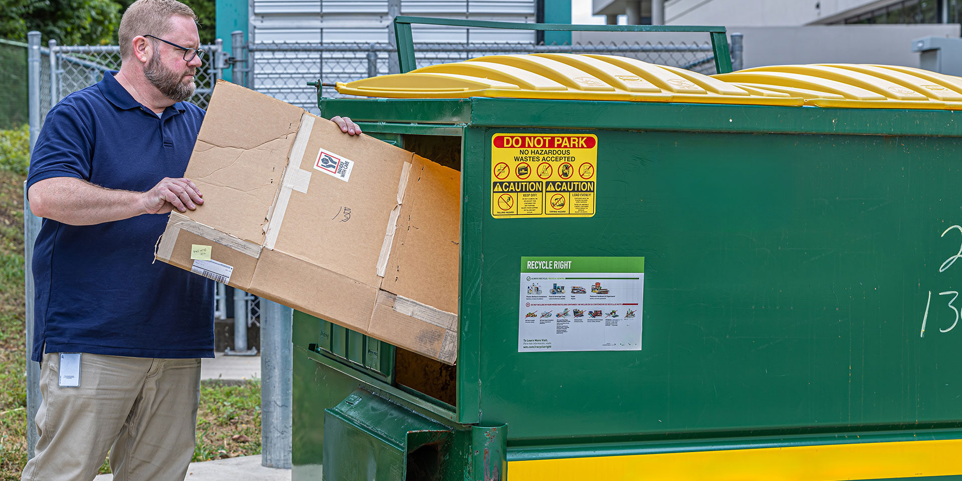 Resident Recycling Cardboard Boxes