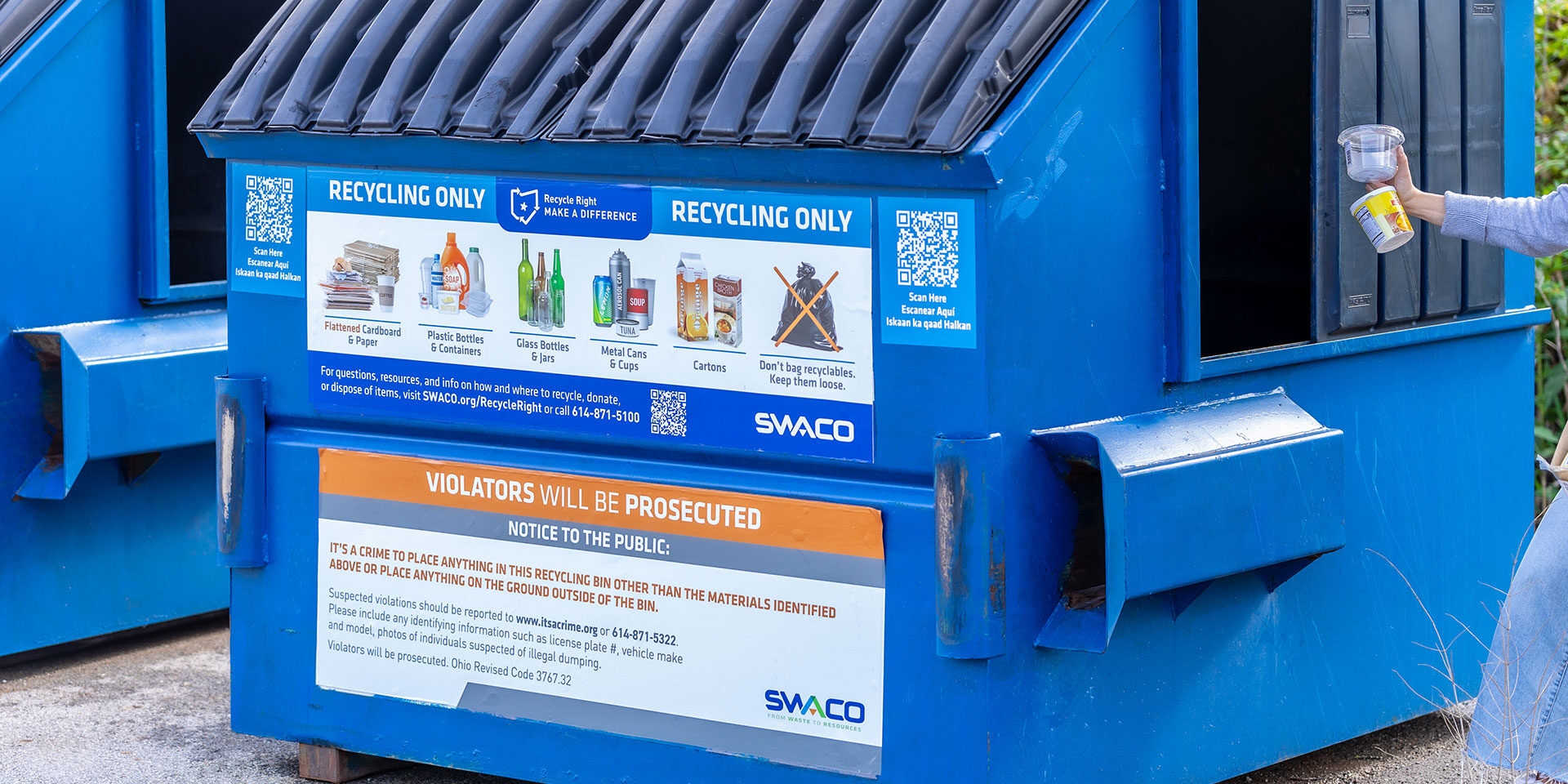 Recycling container